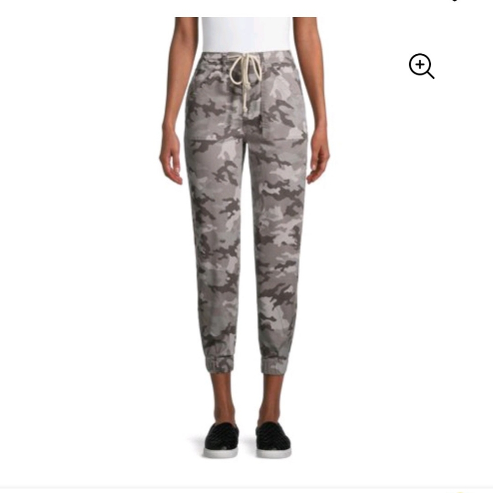 Nobo Women's High-Rise Utility Crop Pants